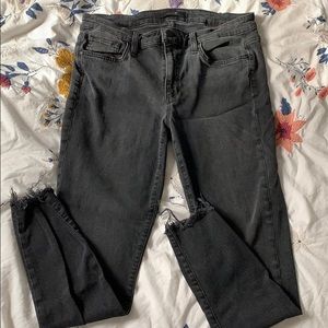 Designer Black Skinny Ankle Jeans